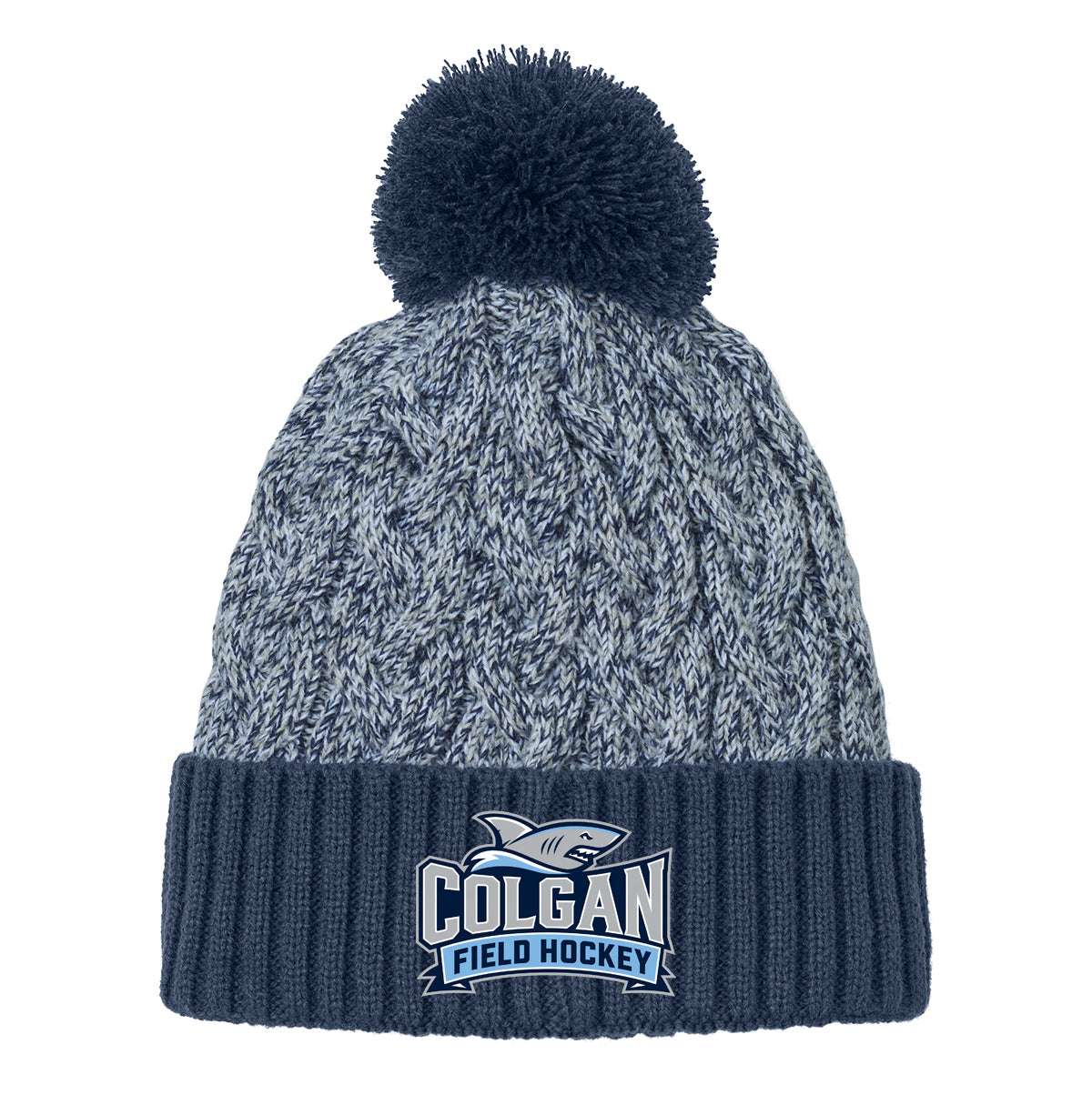 Colgan Field Hockey New Era® Marled Knit Pom Beanie