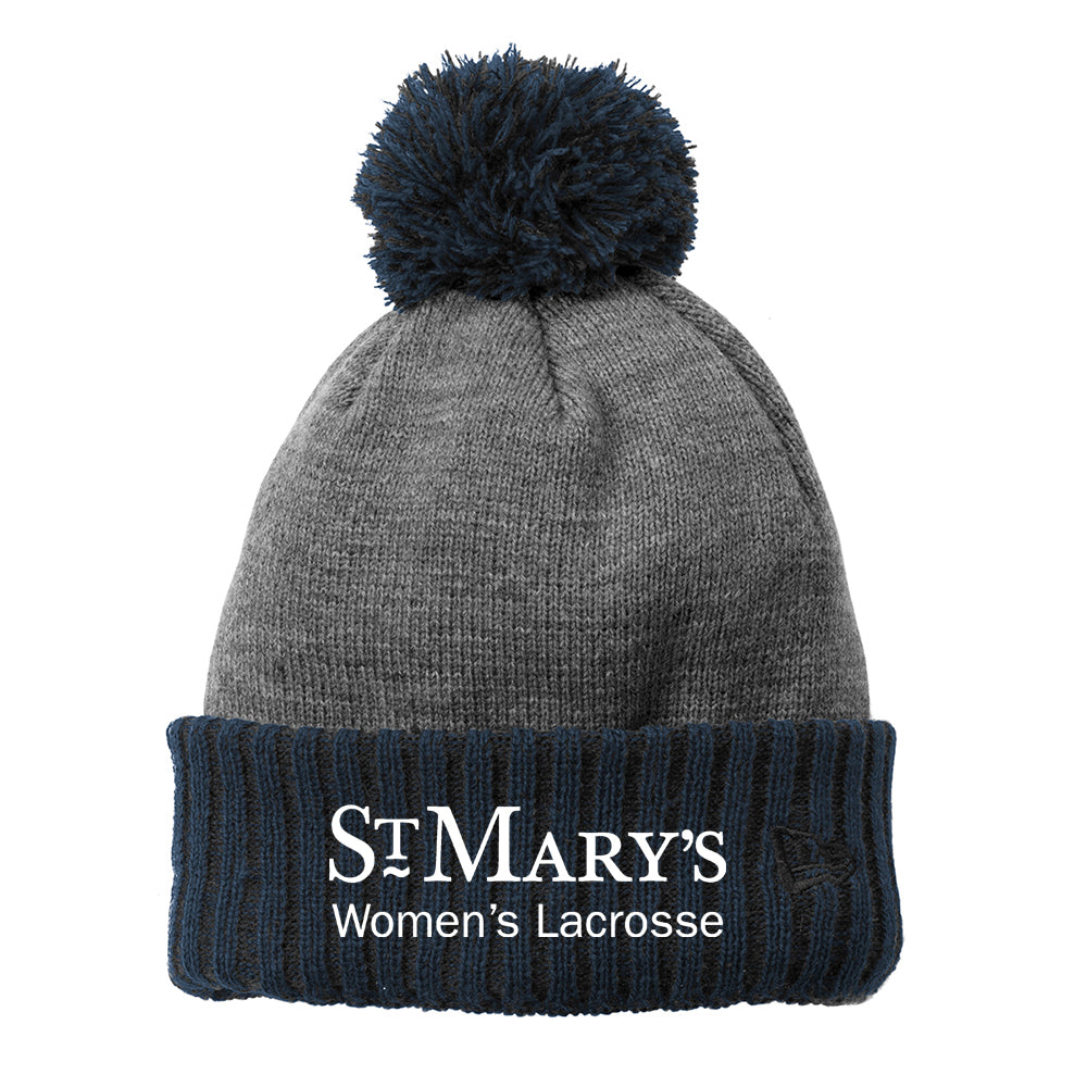 SMCM Women's Lacrosse New Era® Colorblock Cuffed Beanie