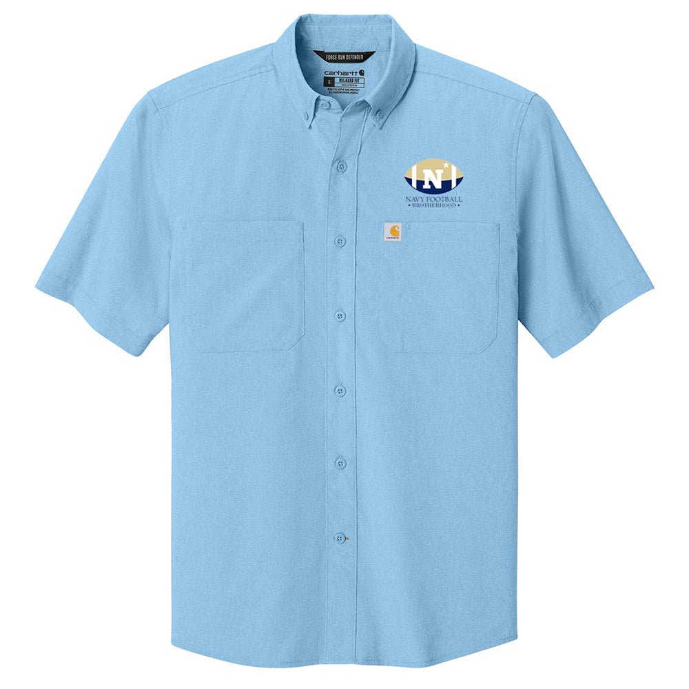 Navy Football Brotherhood Carhartt Force® Sun Defender™ Short Sleeve Shirt