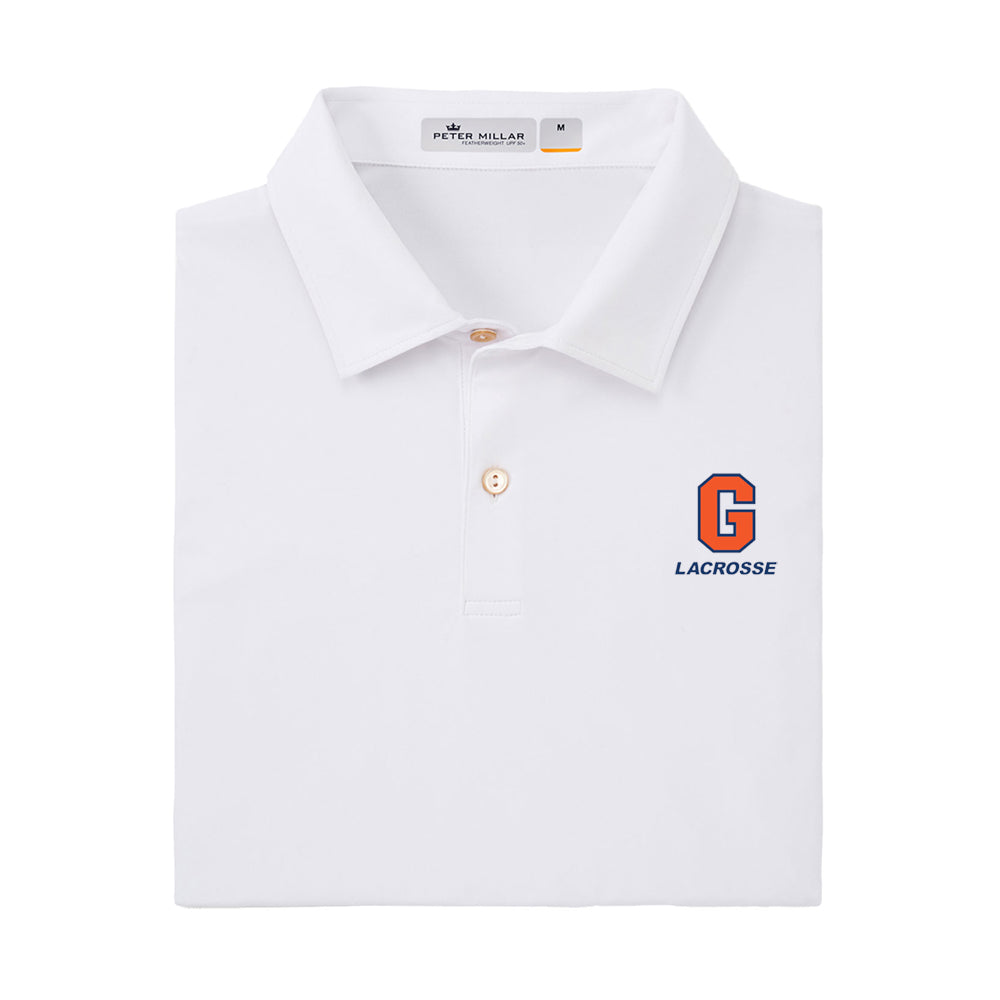 Gettysburg Men's Peter Millar Featherweight Melange Performance Polo