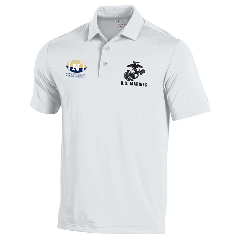 Navy Football Brotherhood Under Armour USMC Polo