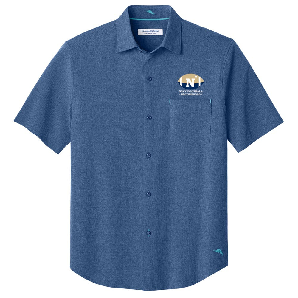 Navy Football Brotherhood Tommy Bahama® Sandy Point Short Sleeve Shirt