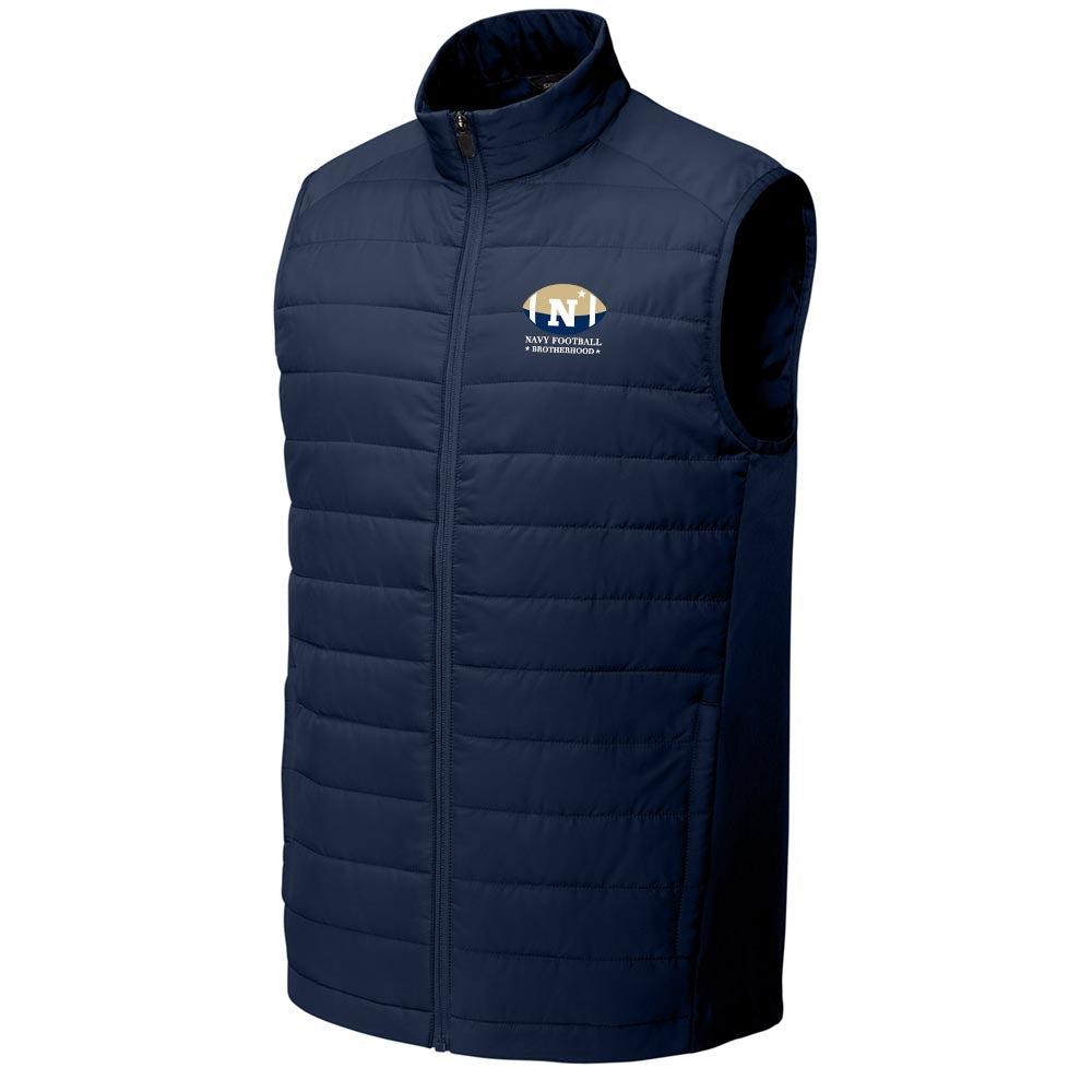 Navy Football Brotherhood Sport-Tek® Teknical Hybrid Vest