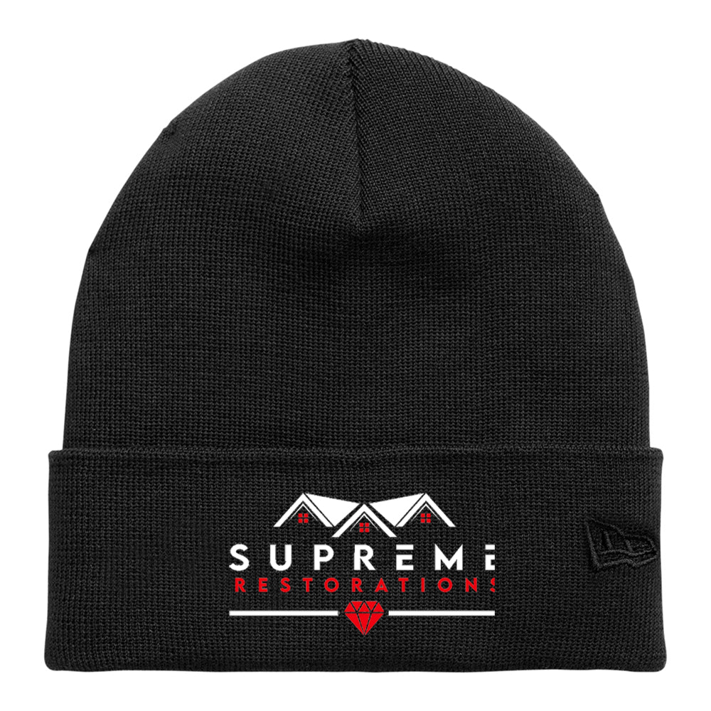 Supreme Restoration New Era® Recycled Cuff Beanie (Black)