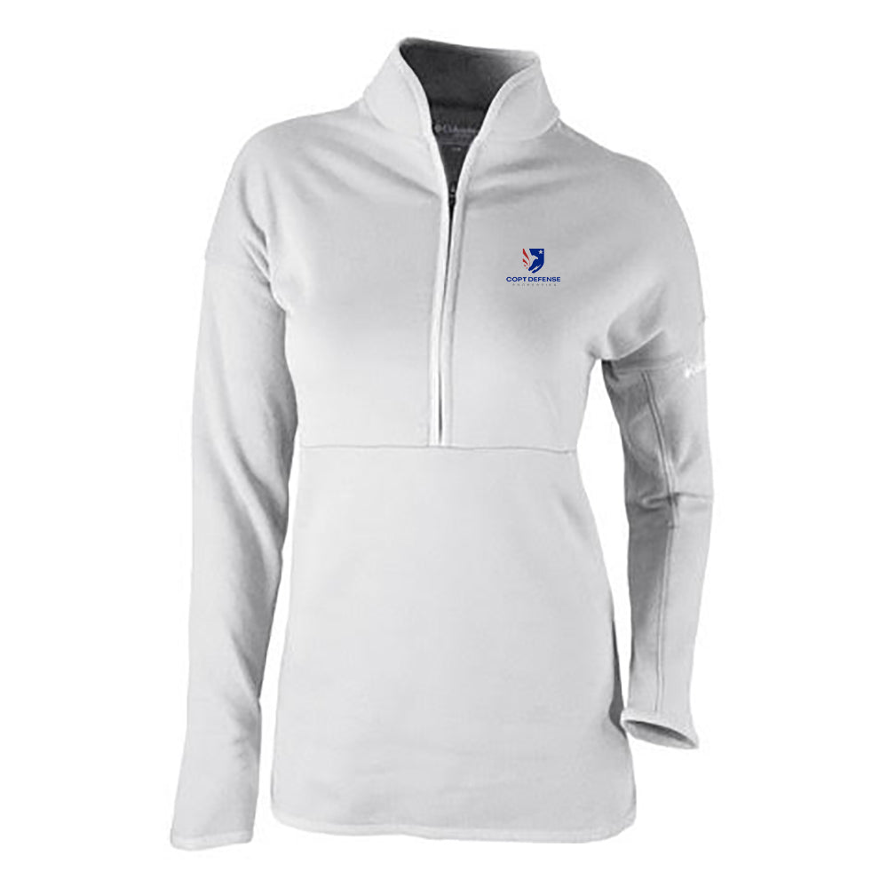 CDP Columbia Womens OMNI WICK Go For It Pullover(Light Grey)