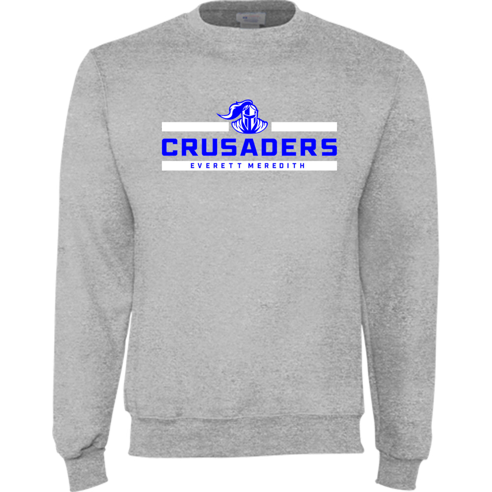 Everett Meredith School Crusader Champion Powerblend® Fleece Crew Neck Sweatshirt