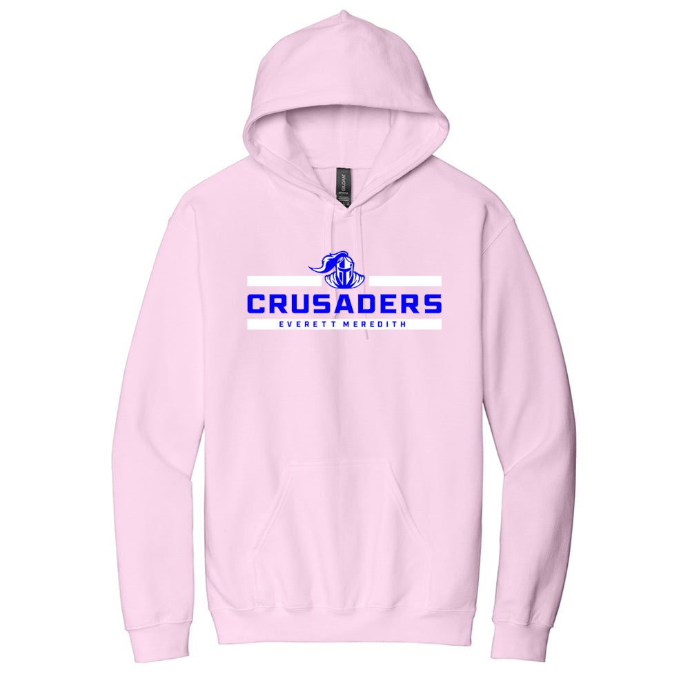 Everett Meredith School Crusader Softstyle® Midweight Pullover Hooded Sweatshirt