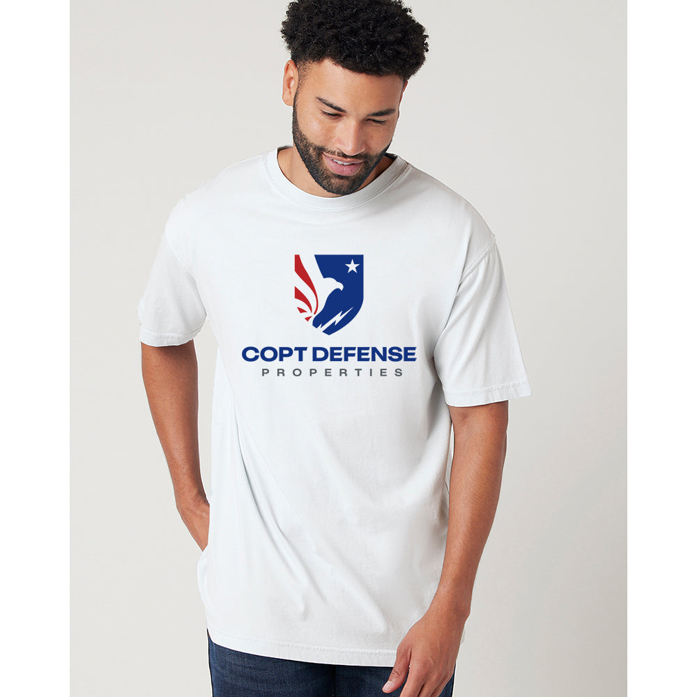 CDP Cotton Heritage garment Dyed Unisex Short Sleeve Tee (White) MBICustom