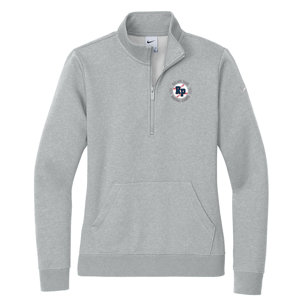 RP Rec Nike Women's Club Fleece Sleeve Swoosh 1/2-Zip