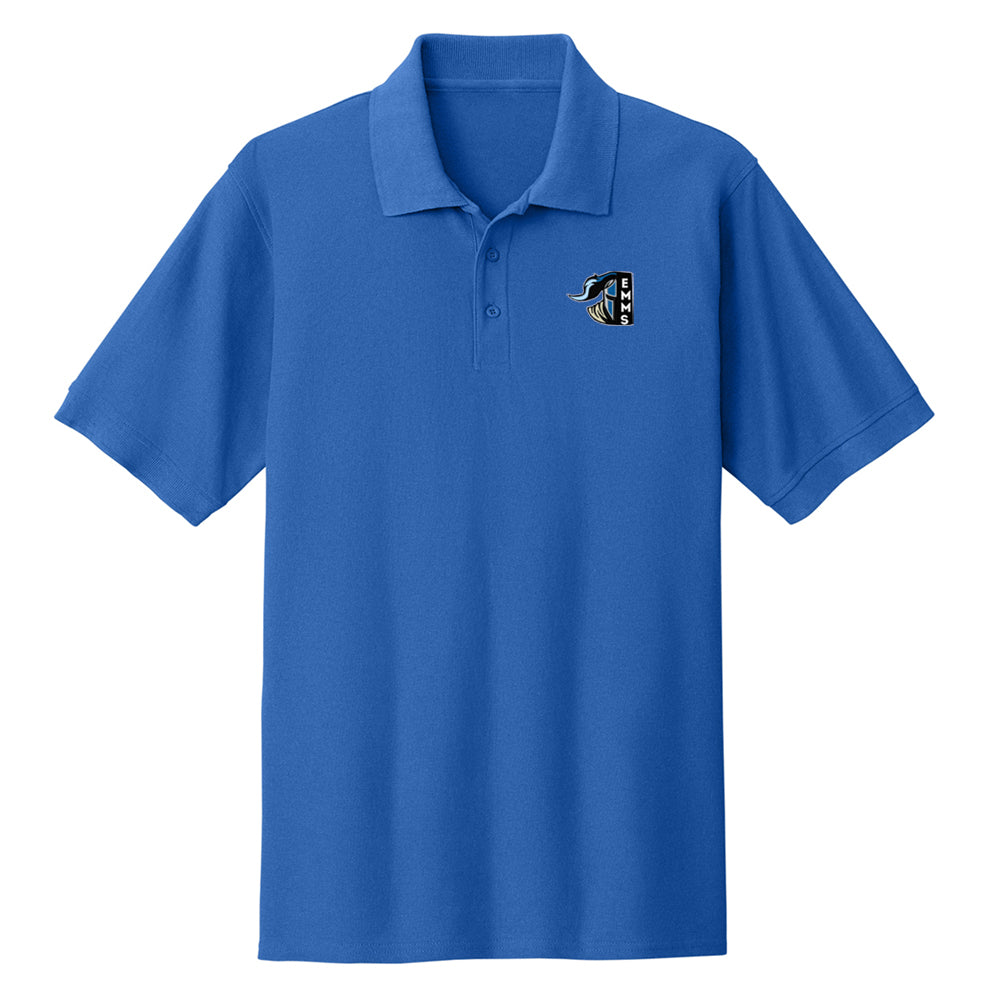 Everett Meredith School Staff Port & Co™ Core Blend Pique Polo (Royal)