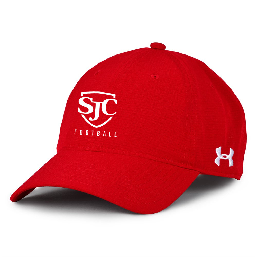 SJC Football Under Armour Airvent Performance Cap (Red)
