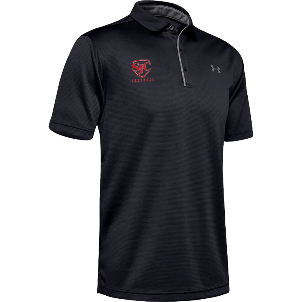 SJC Football Men's UA Tech Polo (Black)