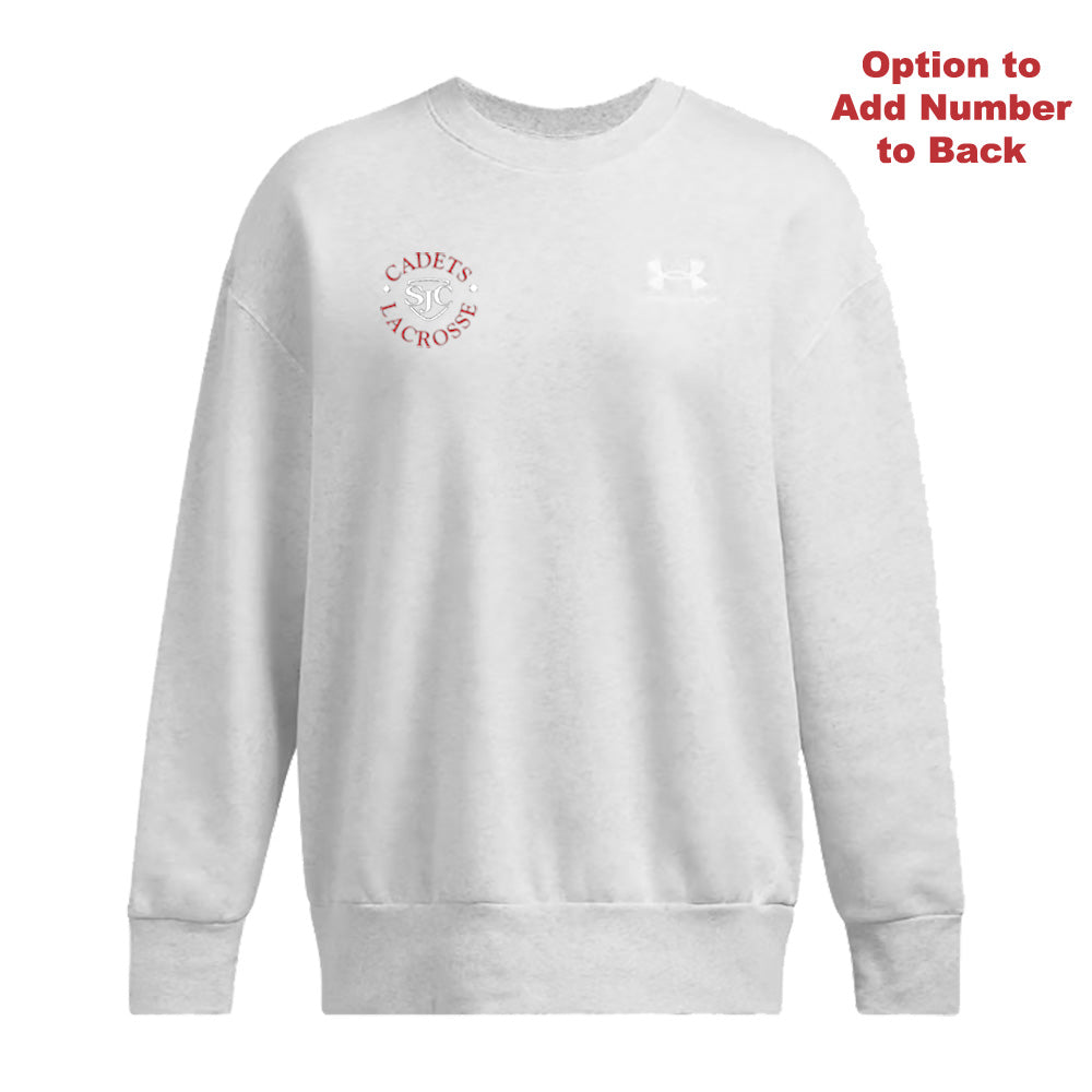 SJC Lacrosse UA Icon Fleece Women's Oversized Crew