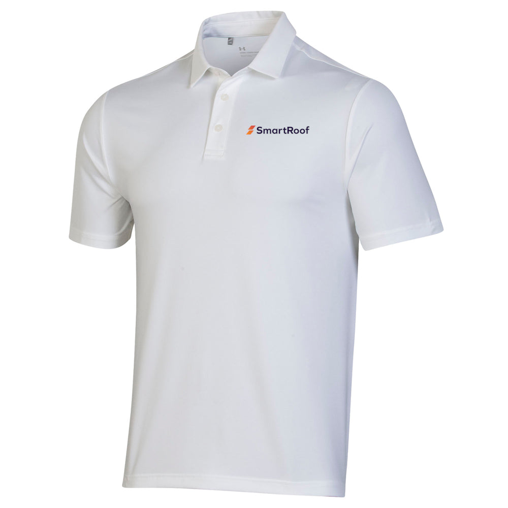 SmartRoof Under Armour T2 Green Polo (White)