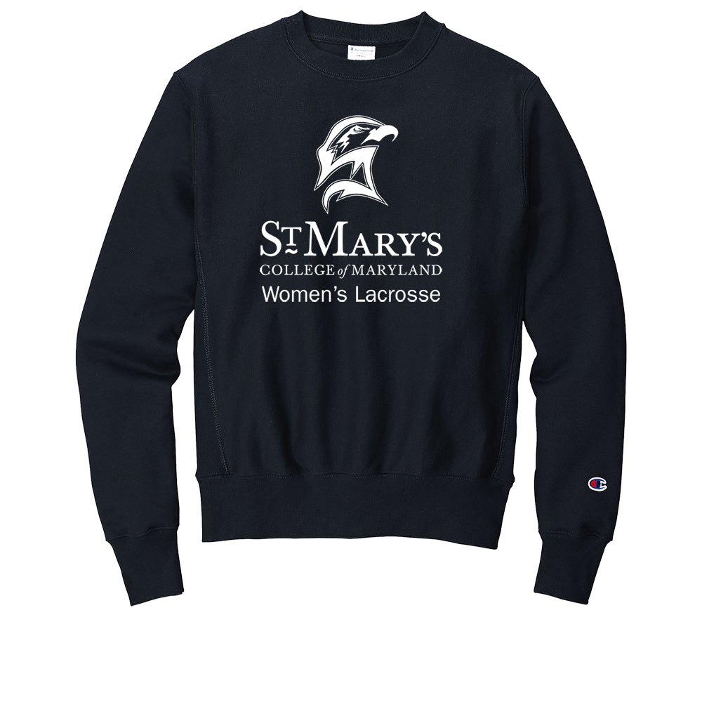 SMCM Women's Lacrosse Champion® Reverse Weave® Crewneck Sweatshirt