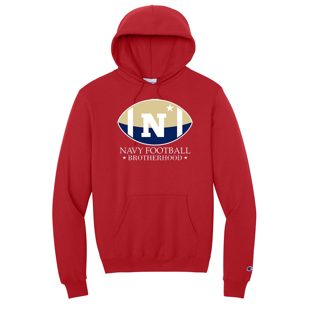 Navy Football Brotherhood Champion® Powerblend® Pullover Hoodie