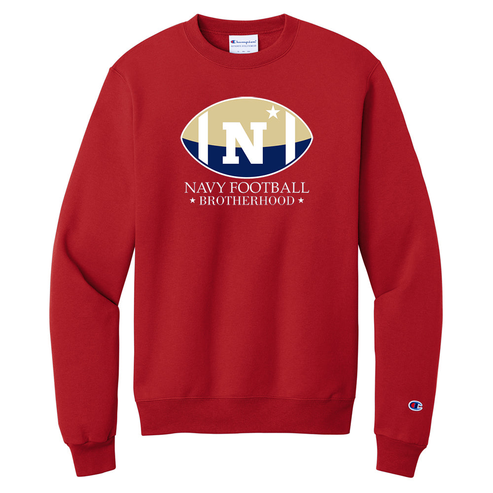 Navy Football Brotherhood Champion® Powerblend® Crewneck Sweatshirt