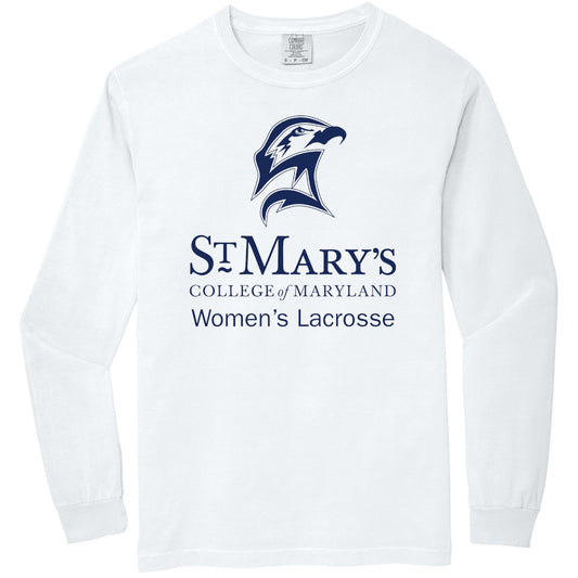 SMCM Women's Lacrosse Comfort Colors® Heavyweight Ring Spun Long Sleeve Tee