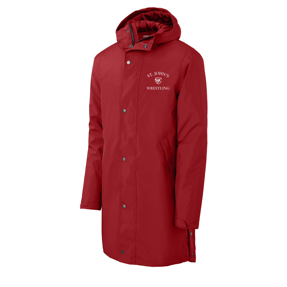 SJC Wrestling Sport-Tek Waterproof Insulated Sideline Parka
