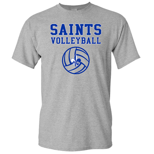 Saints Volleyball T-Shirt (Grey)