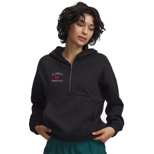 SJC Wrestling Women's UA Icon Fleece 1/2 Zip Hood