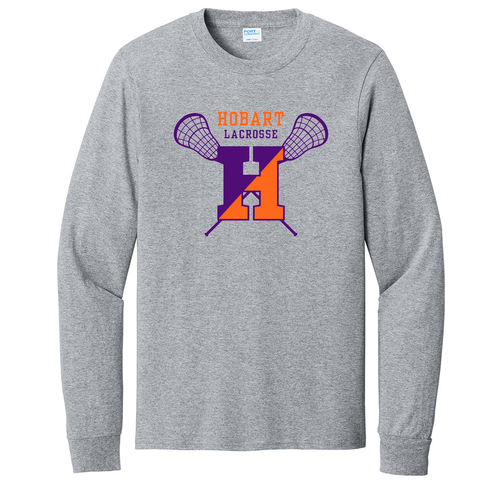 Hobart Lacrosse Port & Co Long Sleeve Tee