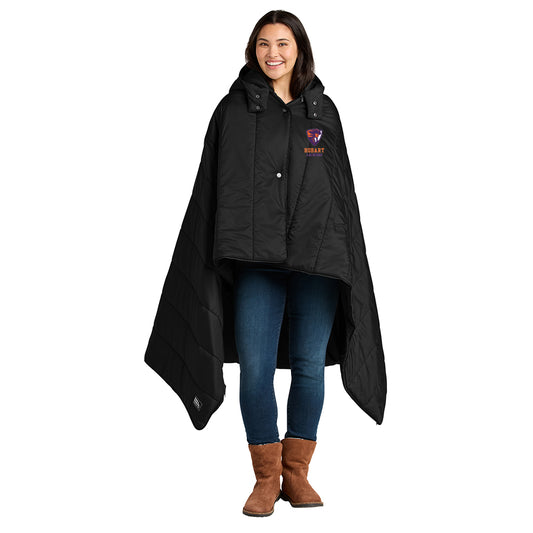 Hobart Lacrosse Eddie Bauer Puffy Camp Poncho