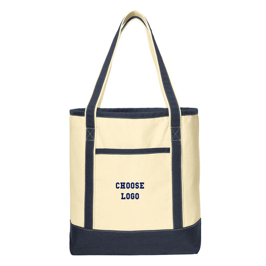 Colgan Field Hockey Port Authority® Large Cotton Canvas Tote