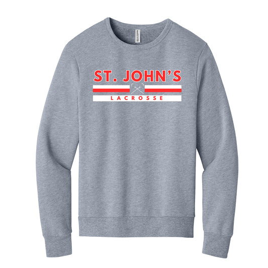 SJC Lacrosse BELLA+CANVAS® Unisex Sponge Fleece Classic Crewneck Sweatshirt