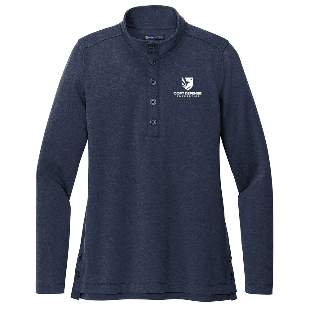 CDP Brooks Brothers® Women’s Mid-Layer Stretch 1/2-Button