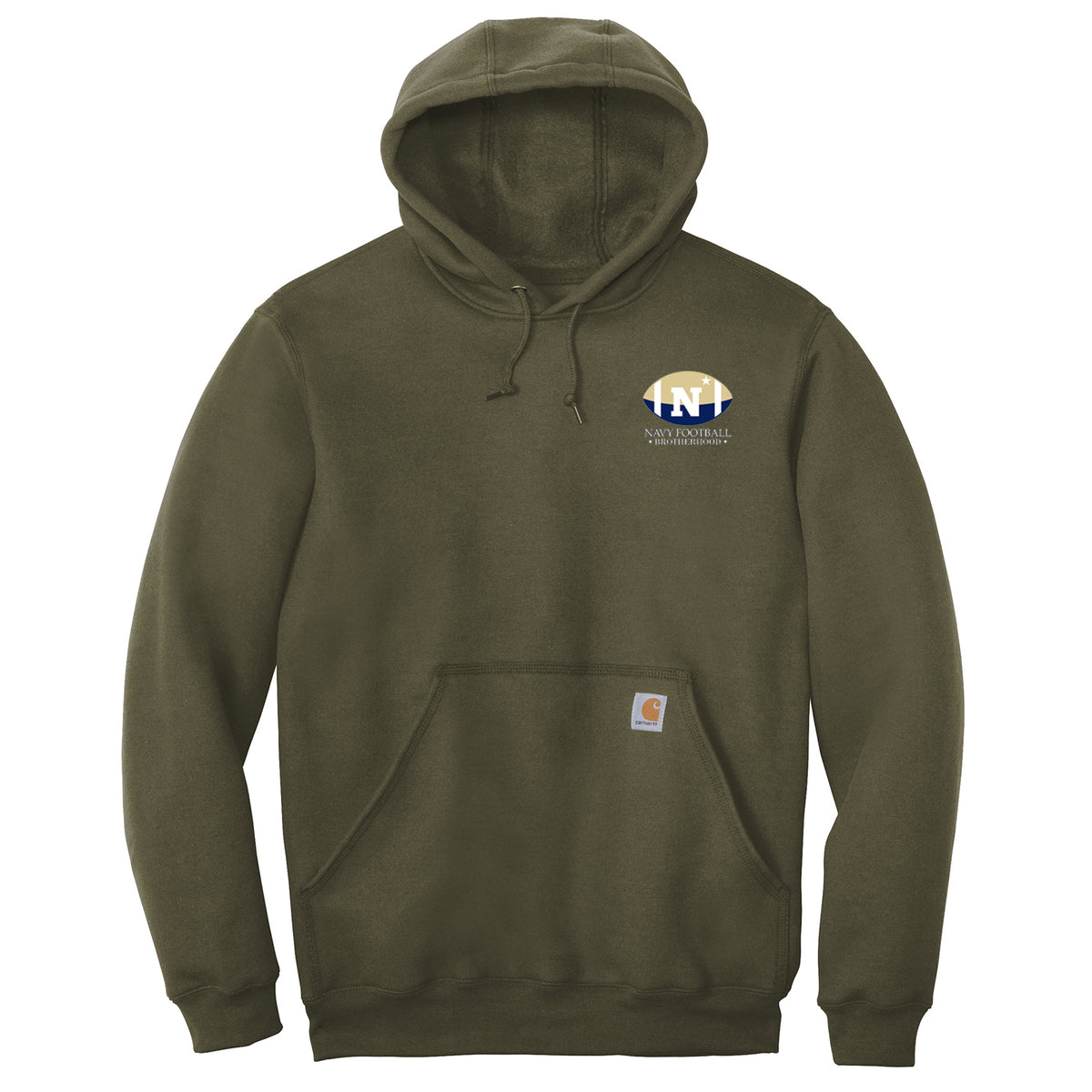 Navy Football Brotherhood Carhartt® Midweight Hooded Sweatshirt
