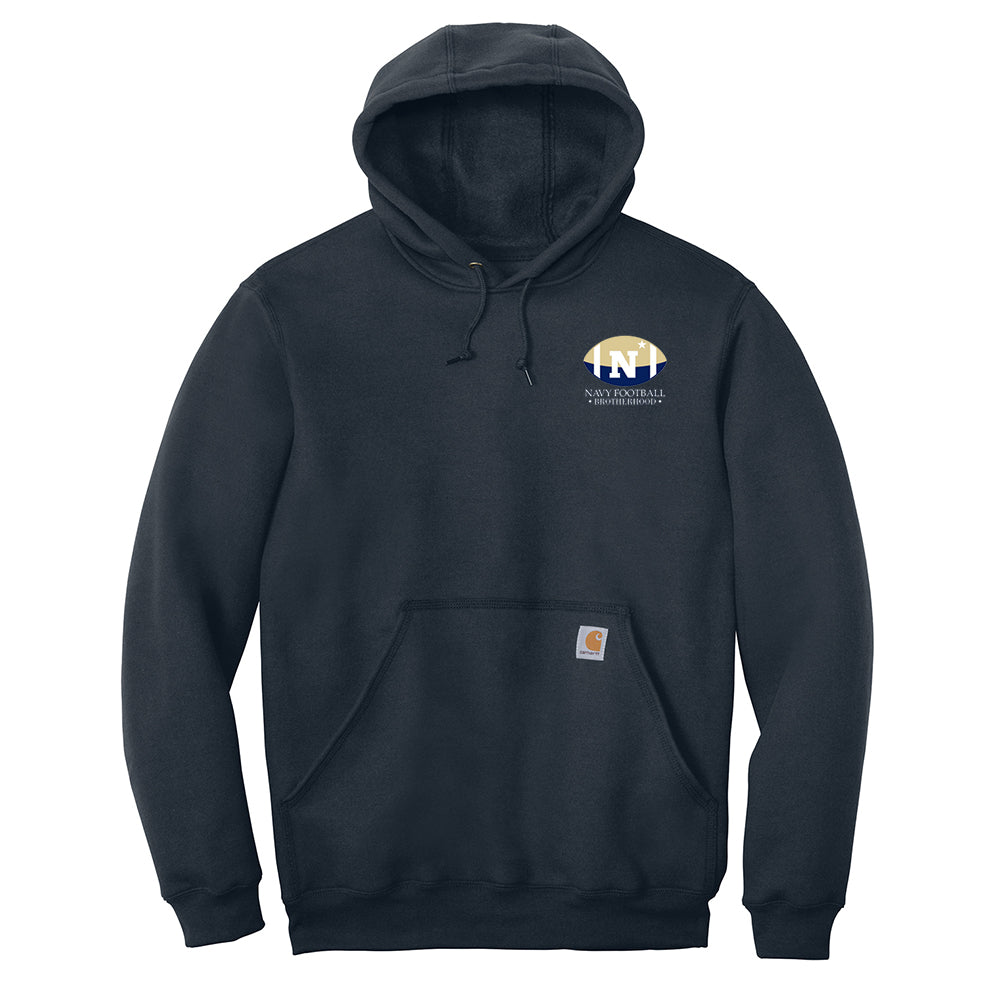 Navy Football Brotherhood Carhartt® Midweight Hooded Sweatshirt