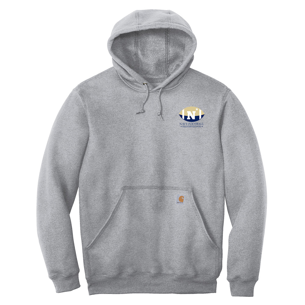 Navy Football Brotherhood Carhartt® Midweight Hooded Sweatshirt