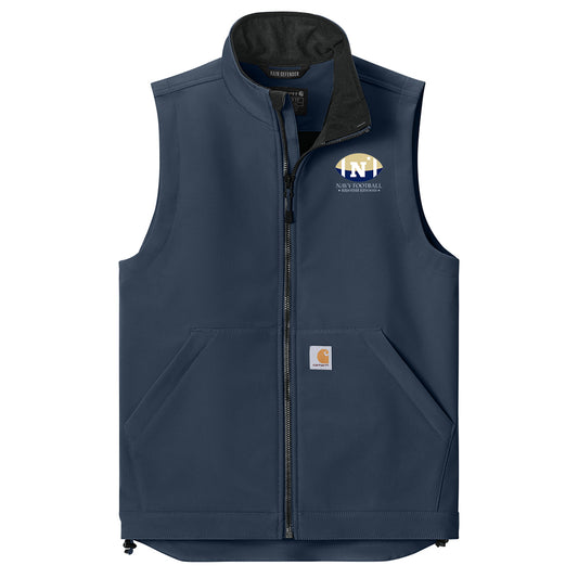 Navy Football Brotherhood Carhartt® Rain Defender® Soft Shell Vest