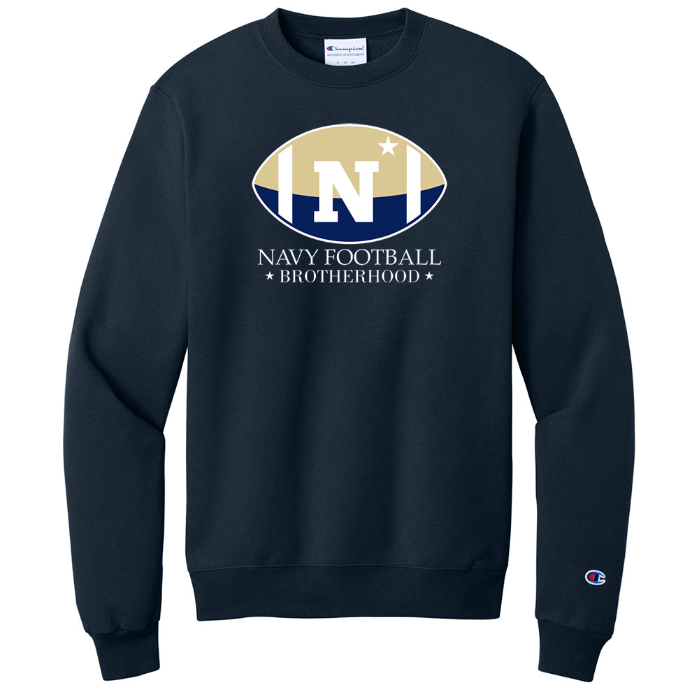 Navy Football Brotherhood Champion® Powerblend® Crewneck Sweatshirt