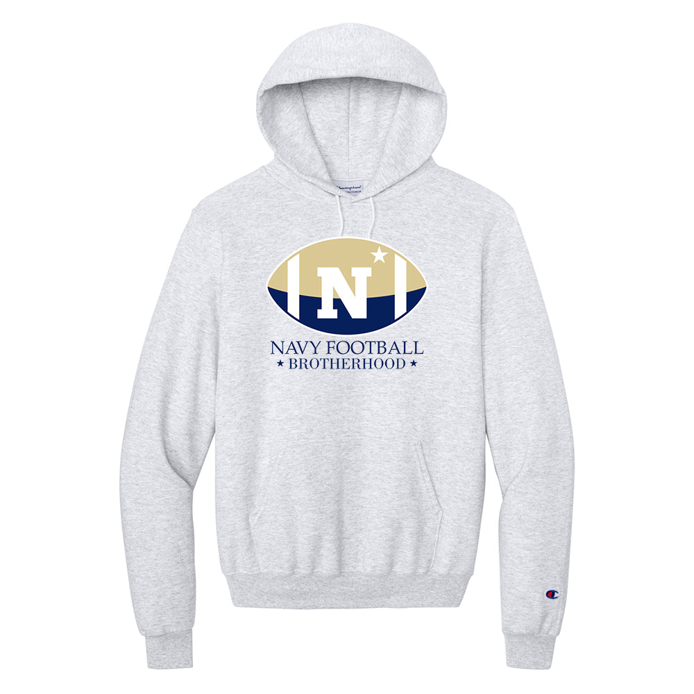 Navy Football Brotherhood Champion® Powerblend® Pullover Hoodie