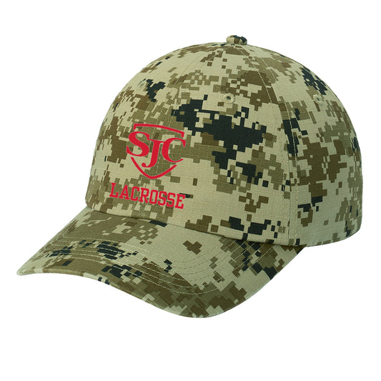 SJC Lacrosse Digital Ripstop Camo Cap