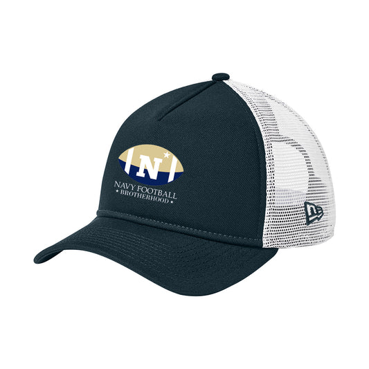 Navy Football Brotherhood New Era® A-Frame Snapback Mesh Back Cap