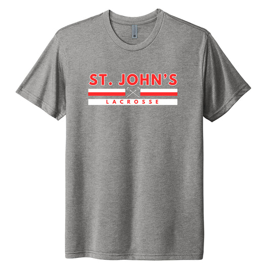 SJC Lacrosse Next Level Unisex TriBlend Short Sleeve Tee