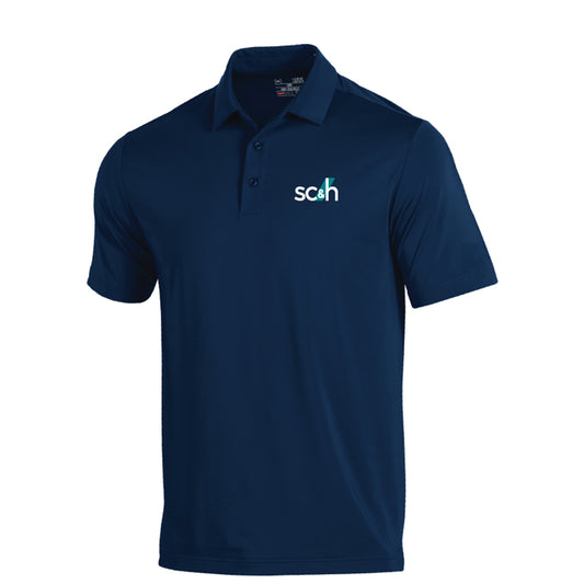 SC&H Mens Under Armour T2 Green Polo (Midnight Navy)
