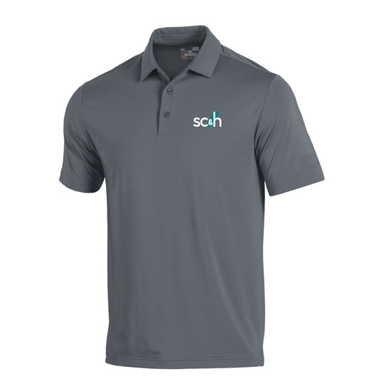 SC&H Mens Under Armour T2 Green Polo (Pitch Grey)
