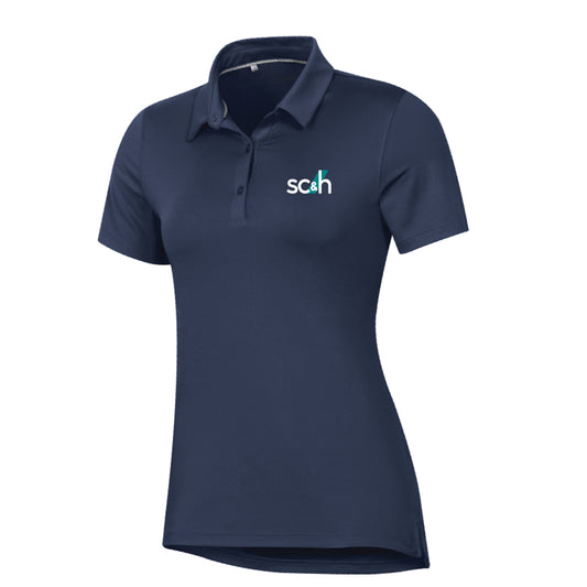 SC&H Womens Under Armour T2 Green Polo (Midnight Navy)