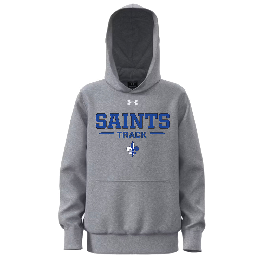 Saints Track Under Armour Team Icon Fleece Hoodie (Youth)