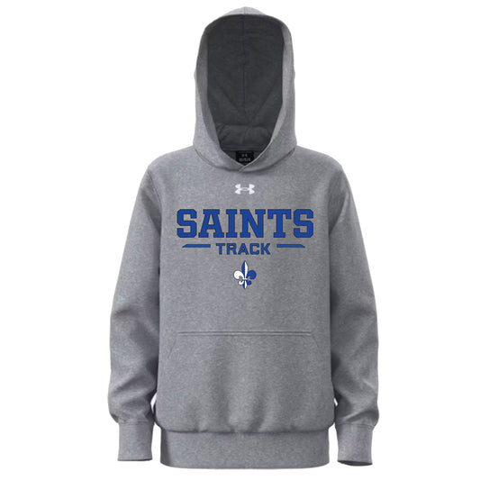 Saints Track Under Armour Team Icon Fleece Hoodie (Youth)