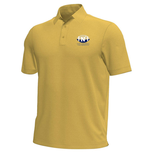 Navy Football Brotherhood Under Armour T2 Green Polo (Vegas Gold)