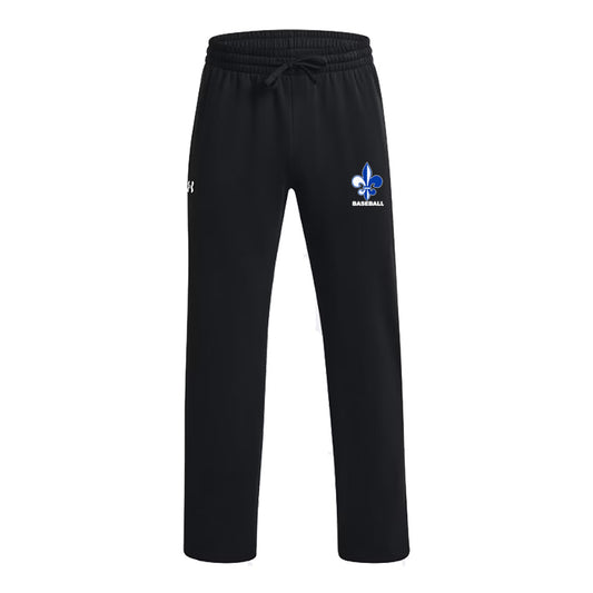 Saints Baseball UA Men's Rival Fleece Open Bottom Pant