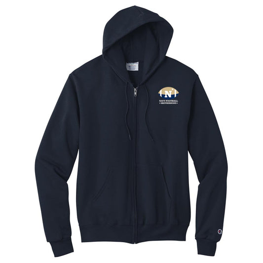 Navy Football Brotherhood Champion® Powerblend® Full-Zip Hoodie