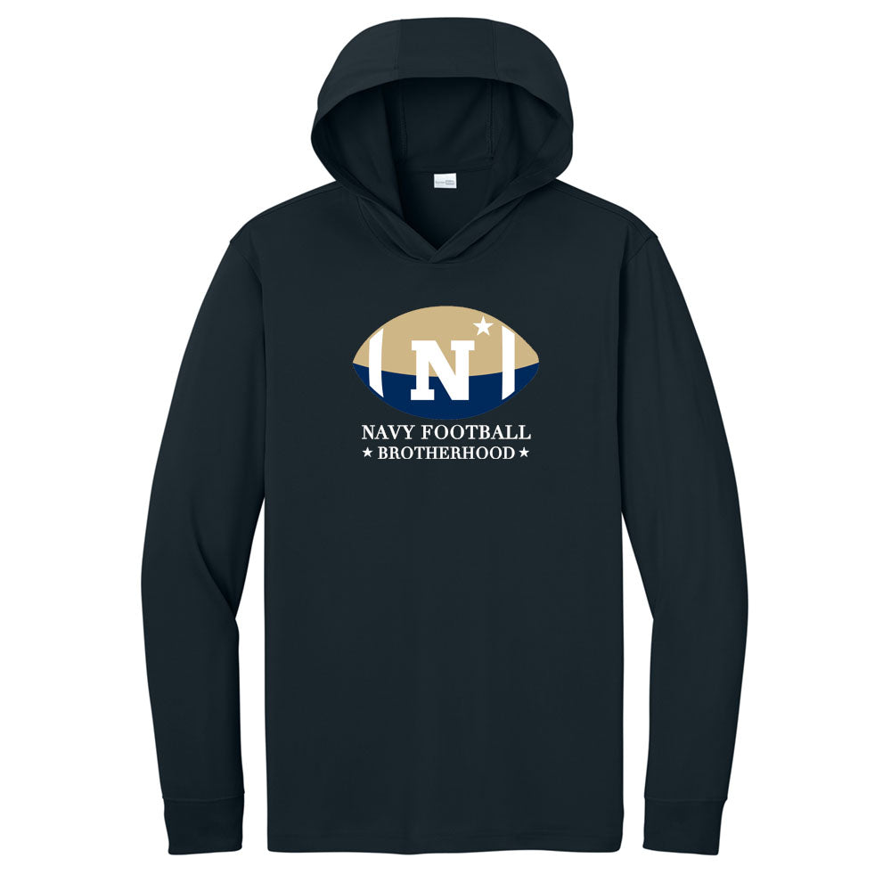 Navy Football Brotherhood CornerStone® Workwear Pro Long Sleeve Hooded Tee