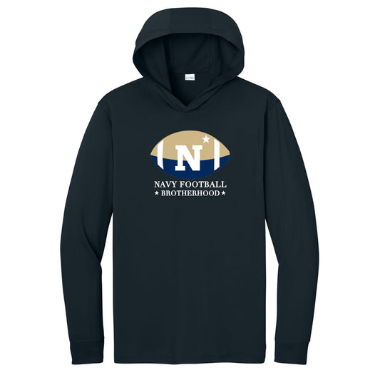 Navy Football Brotherhood CornerStone® Workwear Pro Long Sleeve Hooded Tee