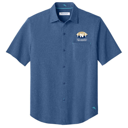 Navy Football Brotherhood Tommy Bahama® Sandy Point Short Sleeve Shirt